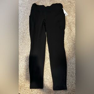 NWT Lululemon Fast and Free HR Fleece Leggings with Pockets - Black